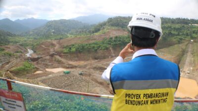 Bendungan Meninting Ditargetkan Rampung Awal Tahun 2024