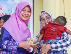 Launching Dapur Stunting di Desa Aik Berik, Bunda Niken : Efeknya Besar untuk Masa Depan Anak-Anak