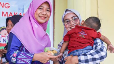 Launching Dapur Stunting di Desa Aik Berik, Bunda Niken : Efeknya Besar untuk Masa Depan Anak-Anak