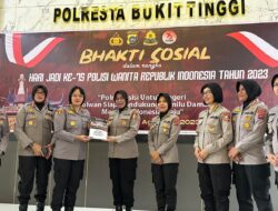 Ini Nama 7 Polwan Polda NTB Ikut Serta Napak Tilas di Polresta Bukittinggi Sumatra Barat