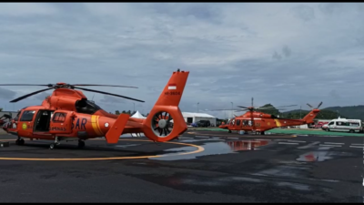 Dukung MotoGP, BASARNAS Kerahkan Dua Unit Pesawat Heli
