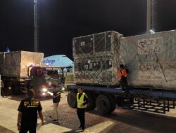 Logistik MotoGP 2023 Tiba di Bandara Lombok