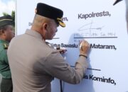 Kapolresta Mataram Hadir Pada Apel Siaga Pengawasan Pemilu 2024 Kota Mataram