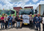 Polres Loteng Kawal Logistik Pemilu 2024 Kabupaten Lombok Tengah.