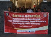 Jelang Nataru, Kanwil Kemenkumham Bersama Imigrasi Mataram Gelar Operasi Keberadaan WNA dan TKA