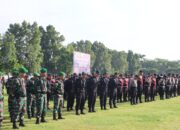 Apel Pergeseran Pasukan, Mantapkan Pengamanan Pemilu 2024 di Lombok Barat