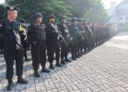 Apel Gelar Pasukan Pengamanan Rapat Pleno Rekapitulasi Suara Pemilu 2024 NTB