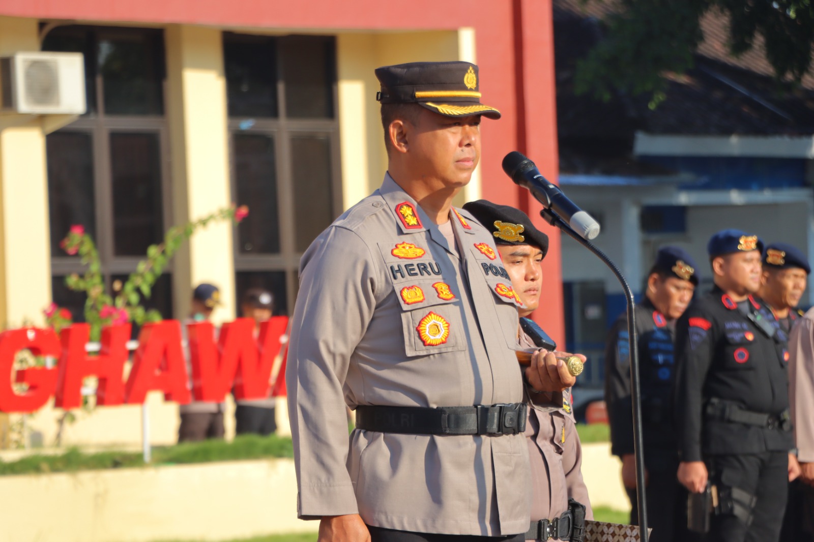 Kapolres Sumbawa AKBP Heru Muslimin