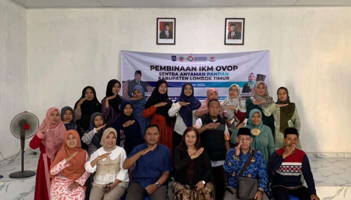 Disperin NTB Dorong Inovasi Anyaman Pandan Desa Mamben Baru Menuju Pasar Global