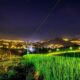 Electrifying agriculture dengan menggunakan lampu pada malam hari untuk meminimalisir hama yang dapat menghambat pertumbuhan tanaman sekaligus menjadi matahari buatan untuk mempercepat pertumbuhan tanaman pada kebun petani bawang di Kabupaten Enrekang, Sulawesi Selatan.