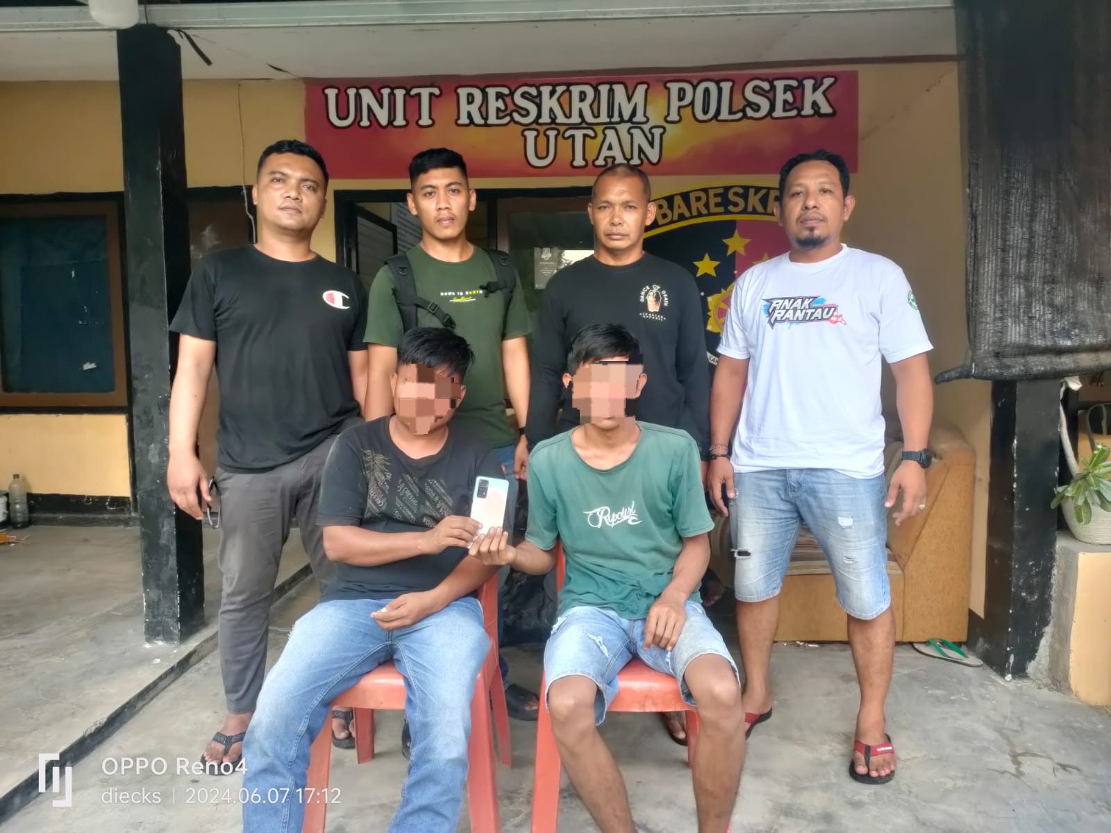 Polsek Utan Ringkus Dua Pelaku Curas