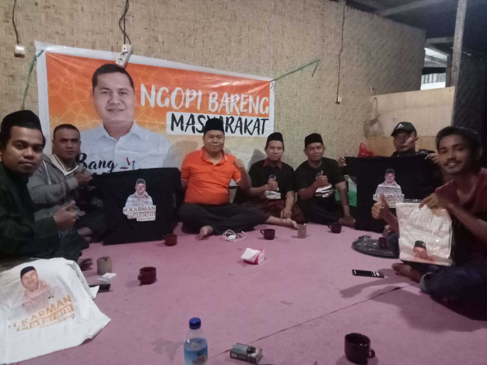 H. Karman Raih Dukungan Warga Rembiga untuk Maju Calon Wali Kota Mataram 2024