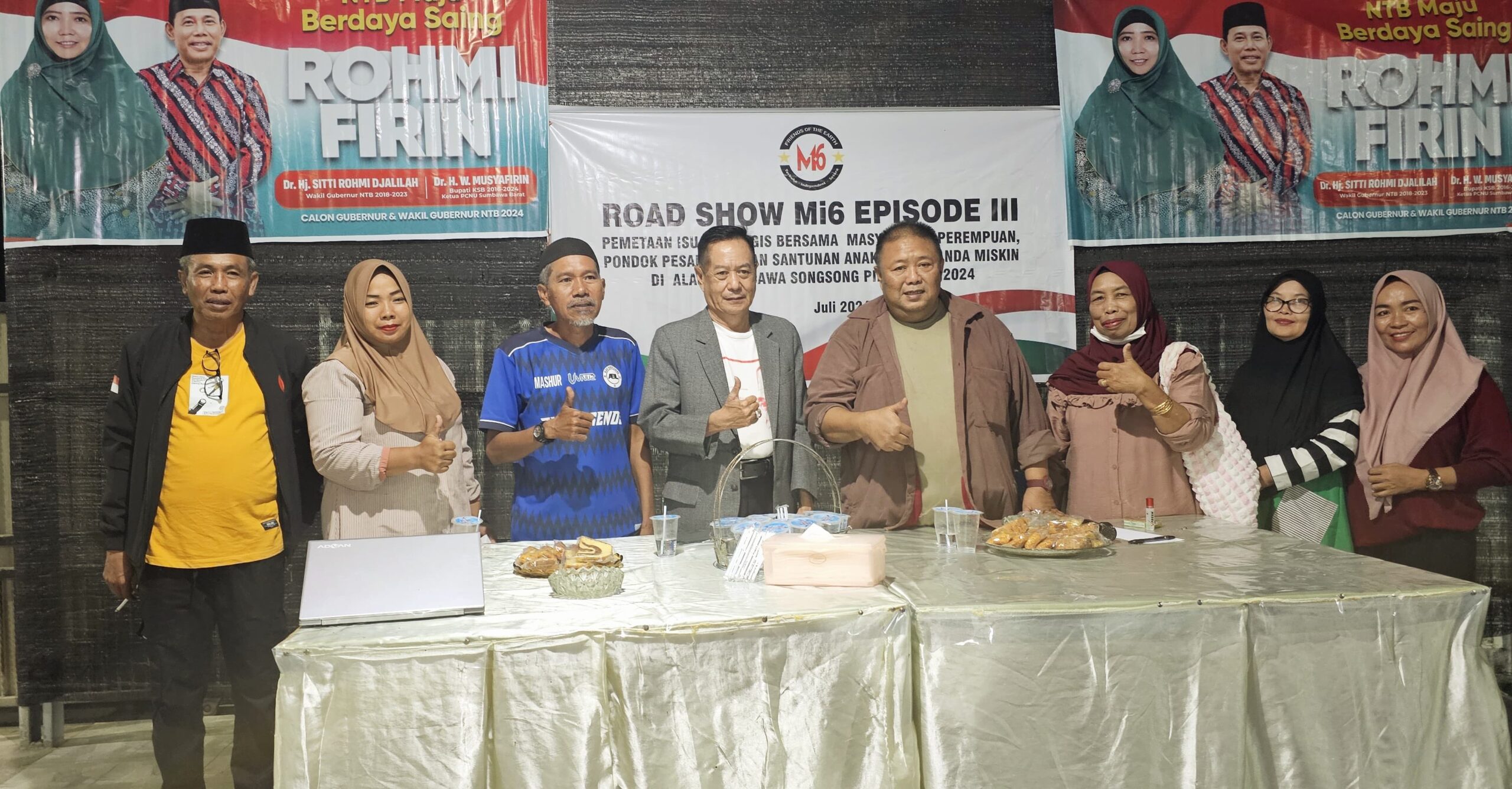 Sukses Besar Roadshow Episode III Mi6 di Sumbawa: Rumah Aspirasi bagi Rohmi-Firin