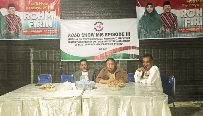 Roadshow Mi6 di Kecamatan Alas: Menggali Isu Strategis Menjelang Pilgub NTB 2024