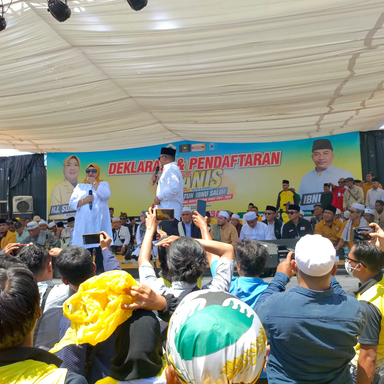 Deklarasi MANIS Meriah di Lapangan Gerung