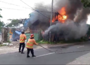 Bengkel di Mataram Ludes Terbakar, Diduga Akibat Korsleting Listrik