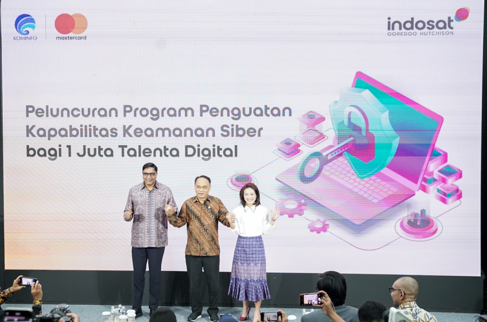 Menghadapi Ancaman Siber: Kominfo Gandeng Indosat dan Mastercard