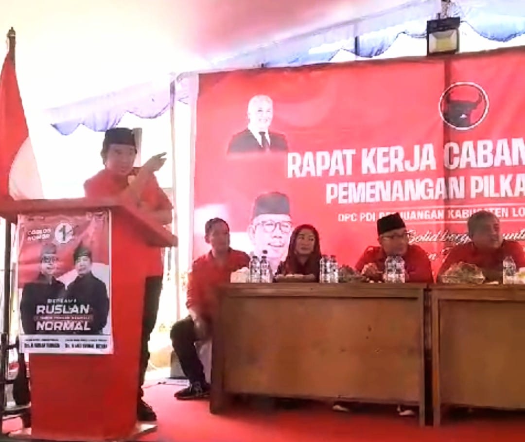 Soliditas PDIP Lombok Tengah Menguat di Rakercabsus, Siap Menangkan Ruslan-Normal