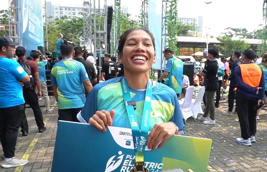 Odekta Naibaho Kembali Juara di PLN Electric Run 2024!