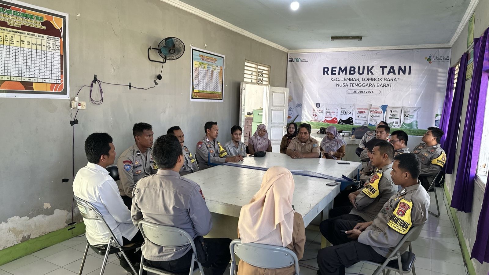 Kolaborasi Polsek Lembar dan BPP: Maksimalkan Pemanfaatan Lahan Pekarangan