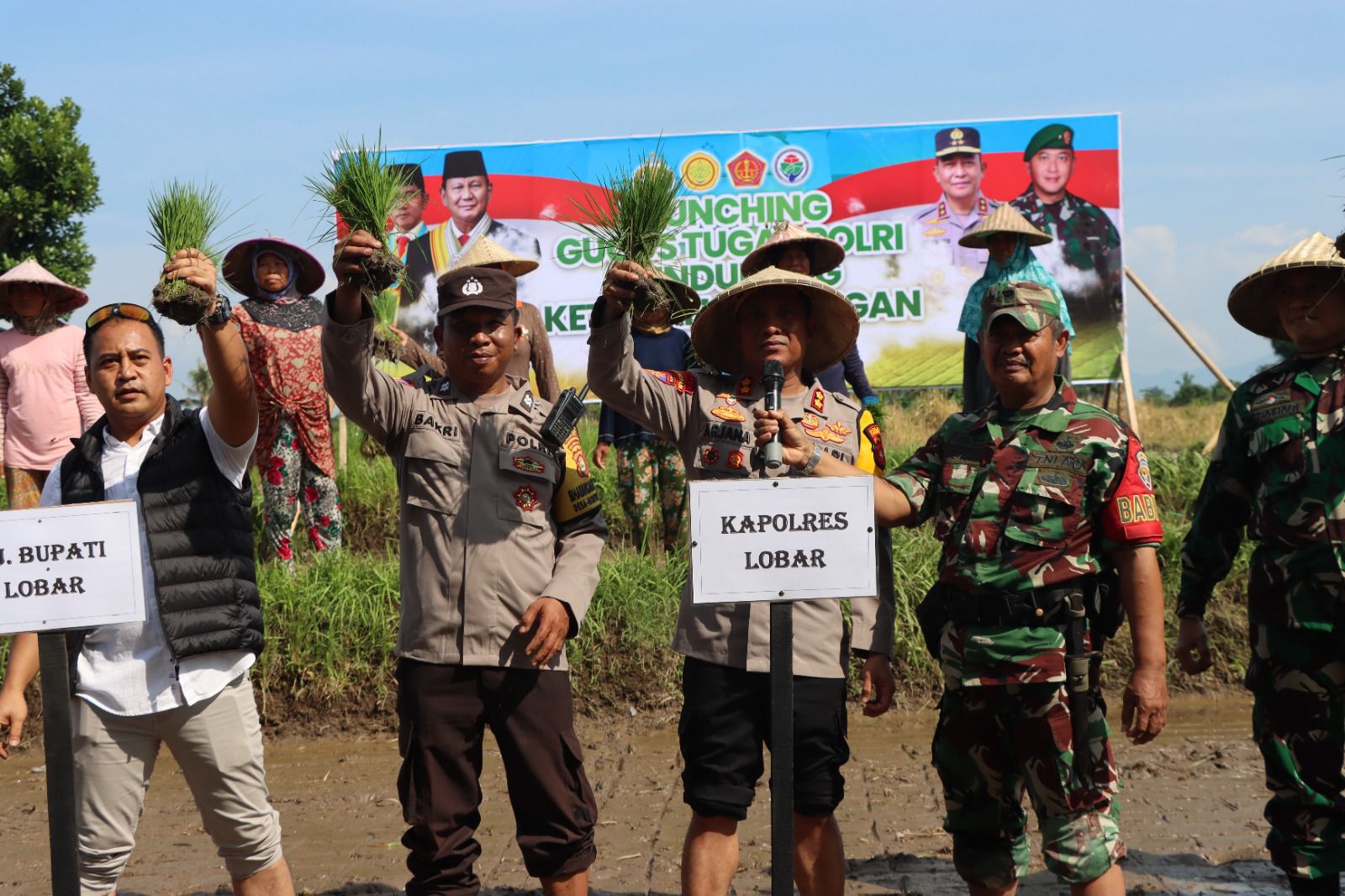 Lombok Barat Cetak Sejarah: Polri Luncurkan Gugus Tugas Pangan