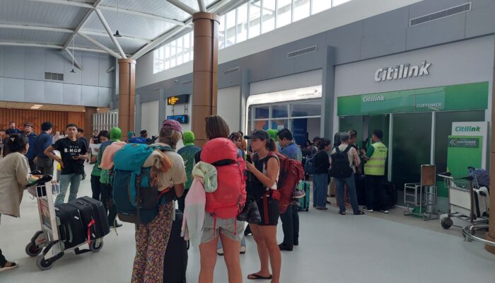 Bandara Lombok Batalkan 39 Penerbangan Akibat Sebaran Abu Lewotobi