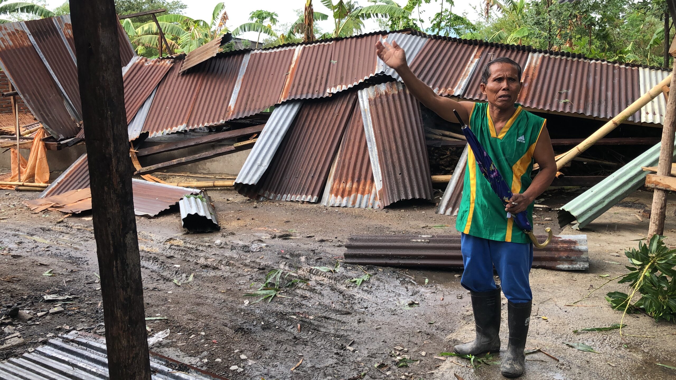 Puluhan Rumah Warga di Lombok Barat Rusak Diterjang Angin Puting Beliung