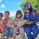 Sat Polair Lombok Tengah Hadirkan Kapal Perpustakaan untuk Anak Pesisir