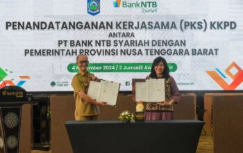 Pemprov NTB dan PT Bank NTB Syariah Luncurkan Kartu Kredit Pemerintah Daerah