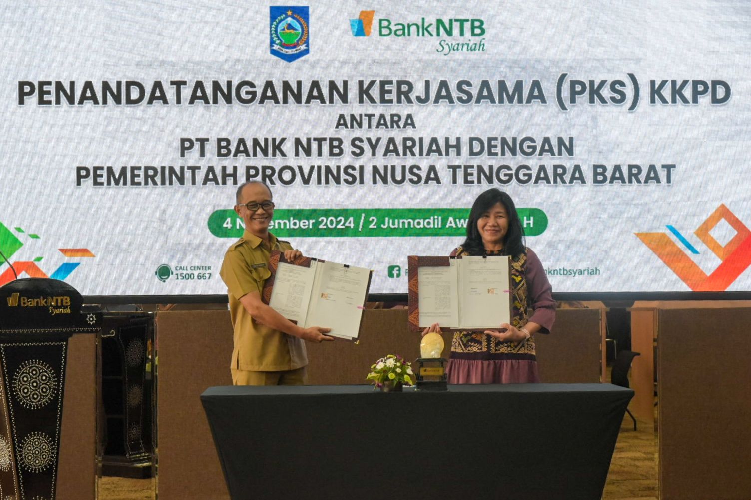 Pemprov NTB dan PT Bank NTB Syariah Luncurkan Kartu Kredit Pemerintah Daerah