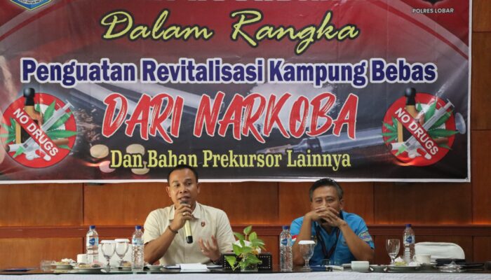 Polres Lombok Barat dan Pemkab Luncurkan Revitalisasi Kampung Bebas dari Narkoba