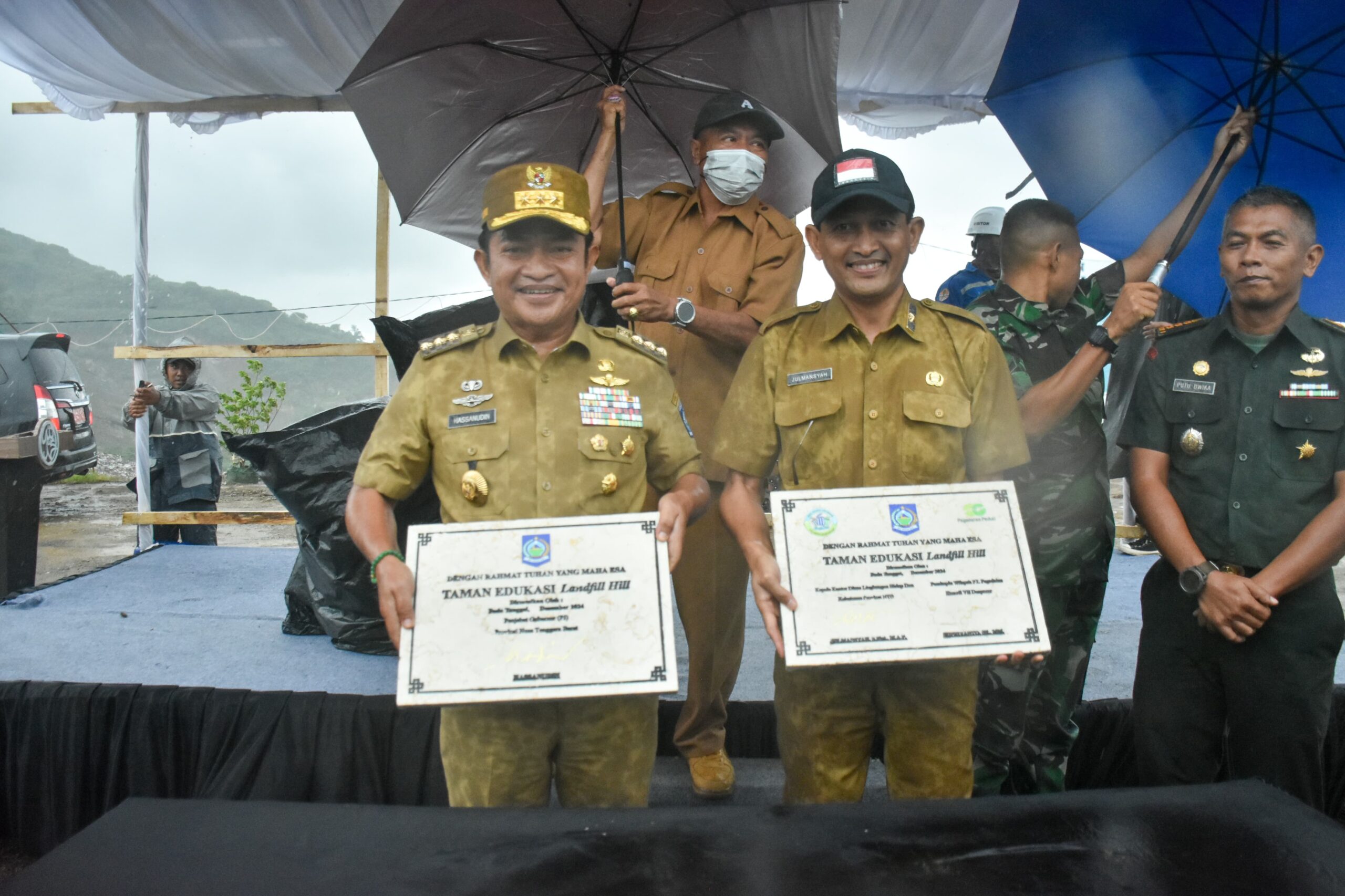 Pj Gubernur NTB Resmikan Taman Edukasi Landfill Hill di Kebun Kongok