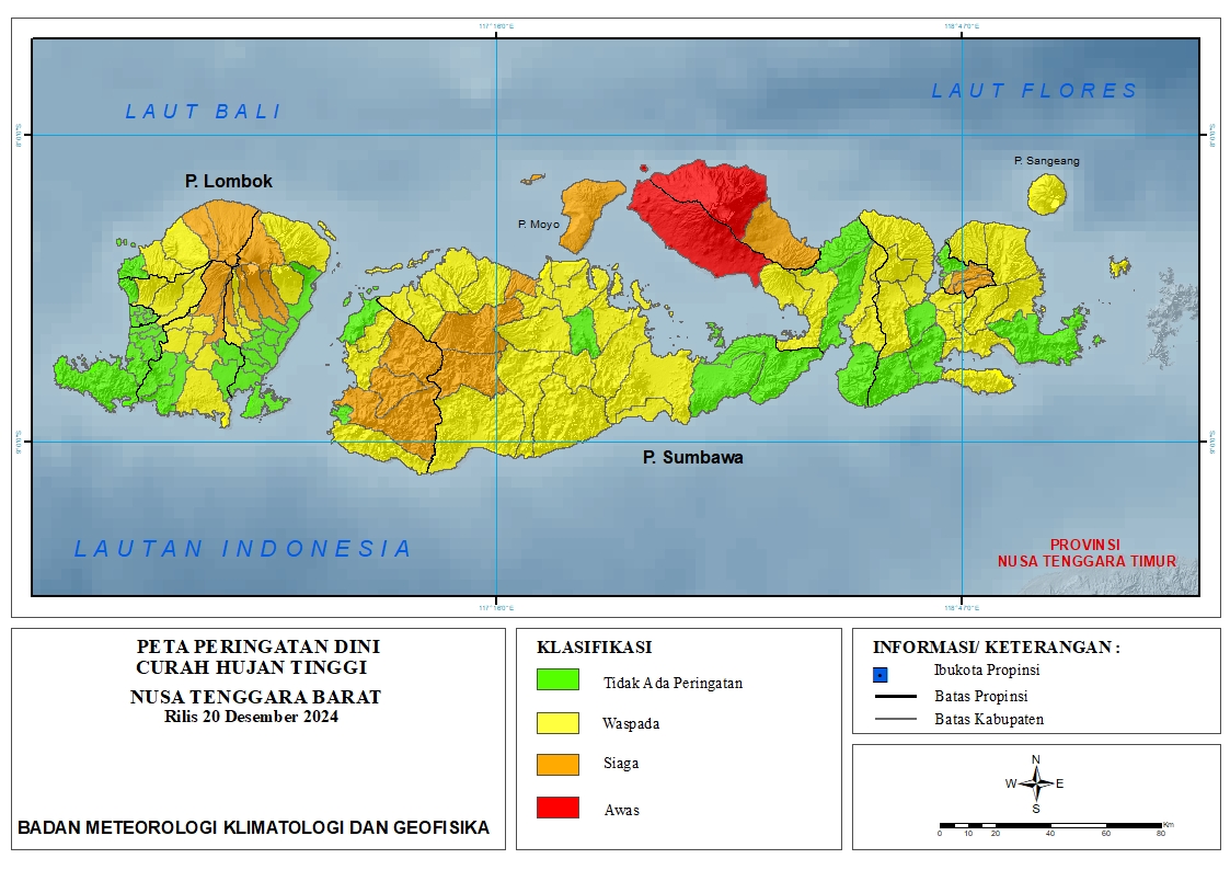 Waspada Curah Hujan Tinggi di NTB: Prediksi dan Himbauan untuk Desember 2024