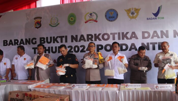 Polda NTB Tangkap Ratusan Residivis Narkoba Sepanjang 2024