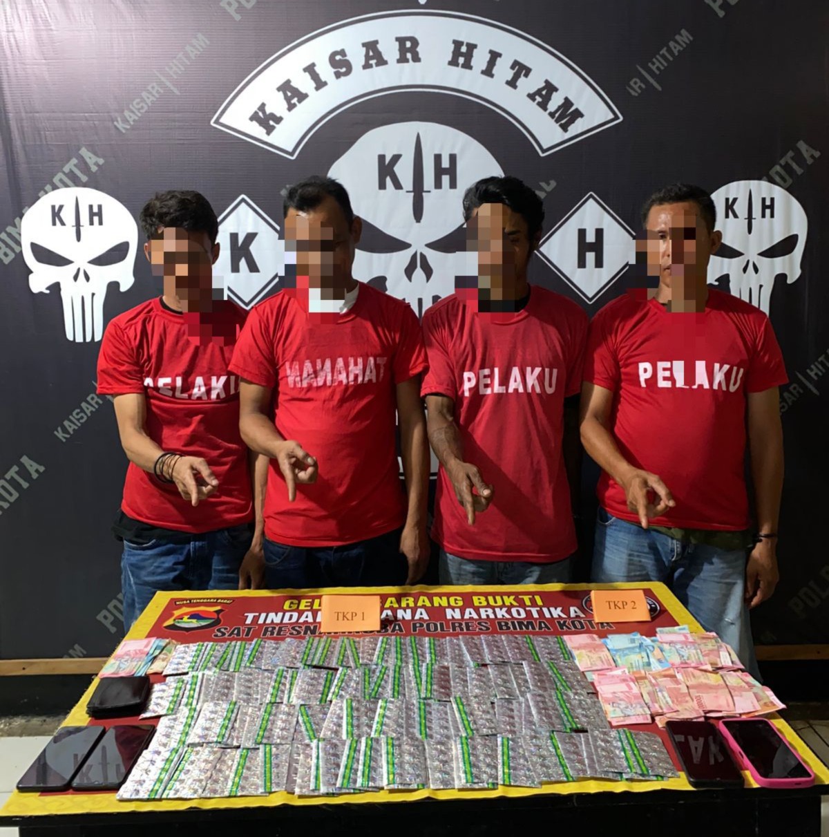 Polres Bima Kota Gagalkan Peredaran 1.010 Pil Tramadol Jelang Tahun Baru