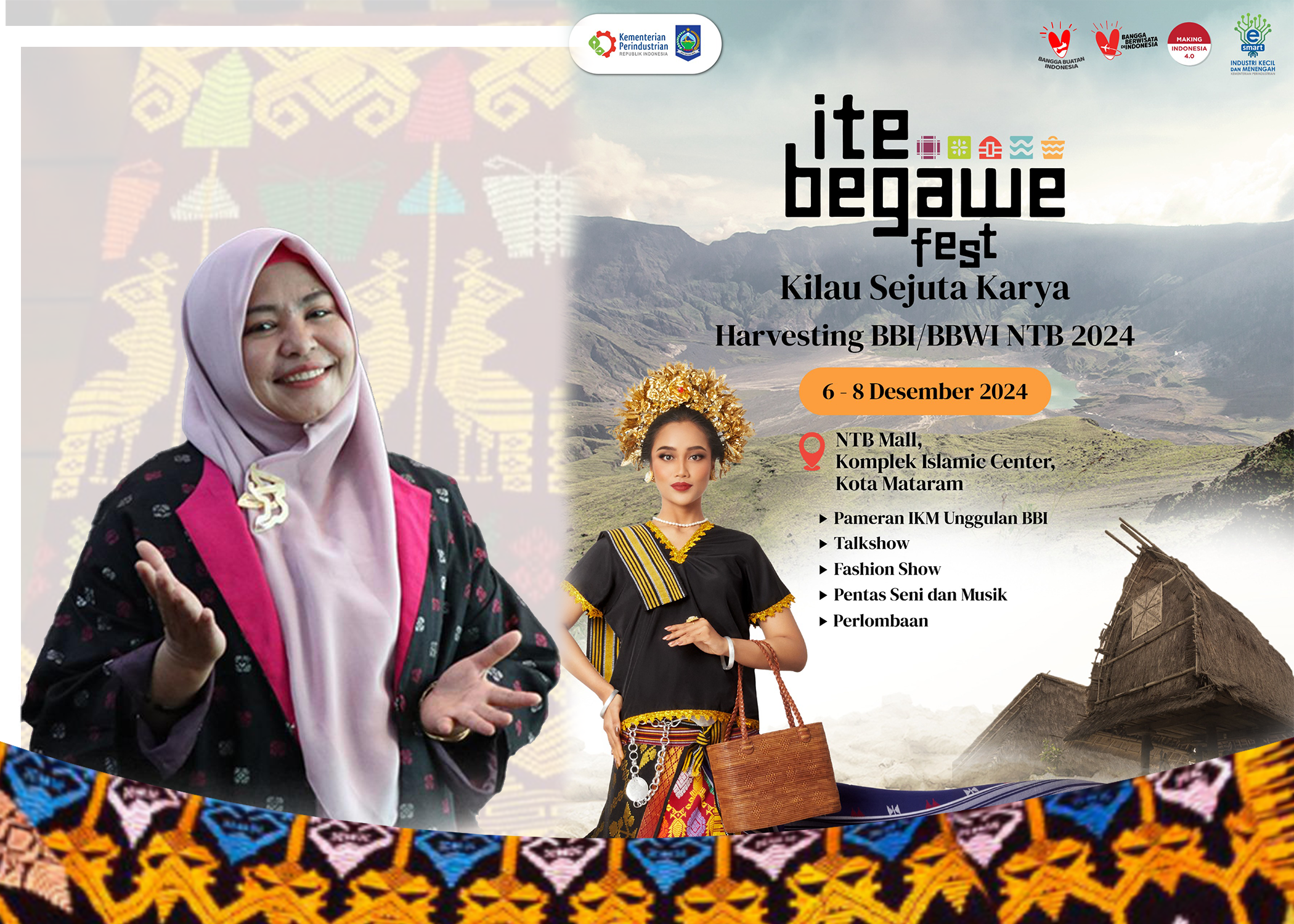 Gernas BBI ITE Begawe Fest 2024: Kolaborasi Kreativitas dan Budaya NTB