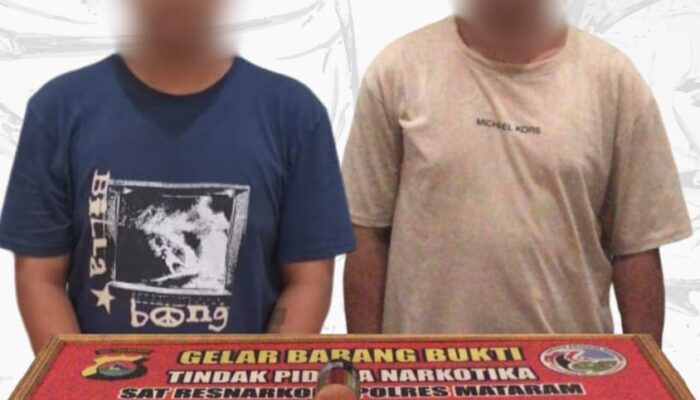 Dua Pengedar Shabu di Mataram Ditangkap, Barang Bukti 5,35 Gram Disita