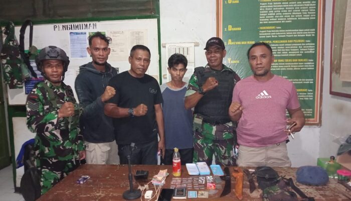 Kodim 1608/Bima Gerebek Pengedar Sabu di Desa Keli