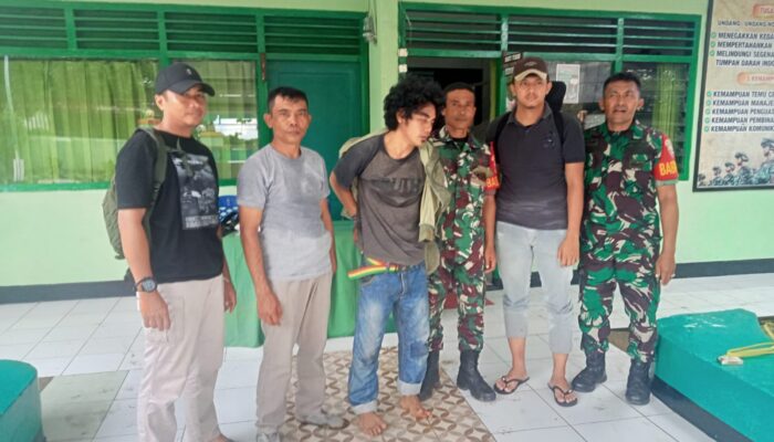 Babinsa Sangiang Amankan Tahanan Kabur Berkat Laporan Warga