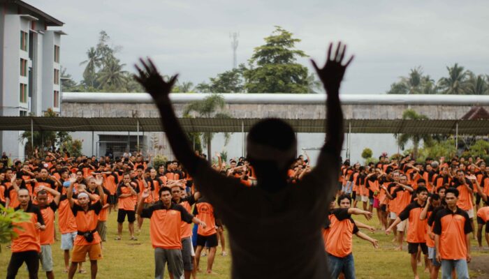 WBP Lapas Lombok Barat Gelar Senam Pagi untuk Tingkatkan Kesehatan