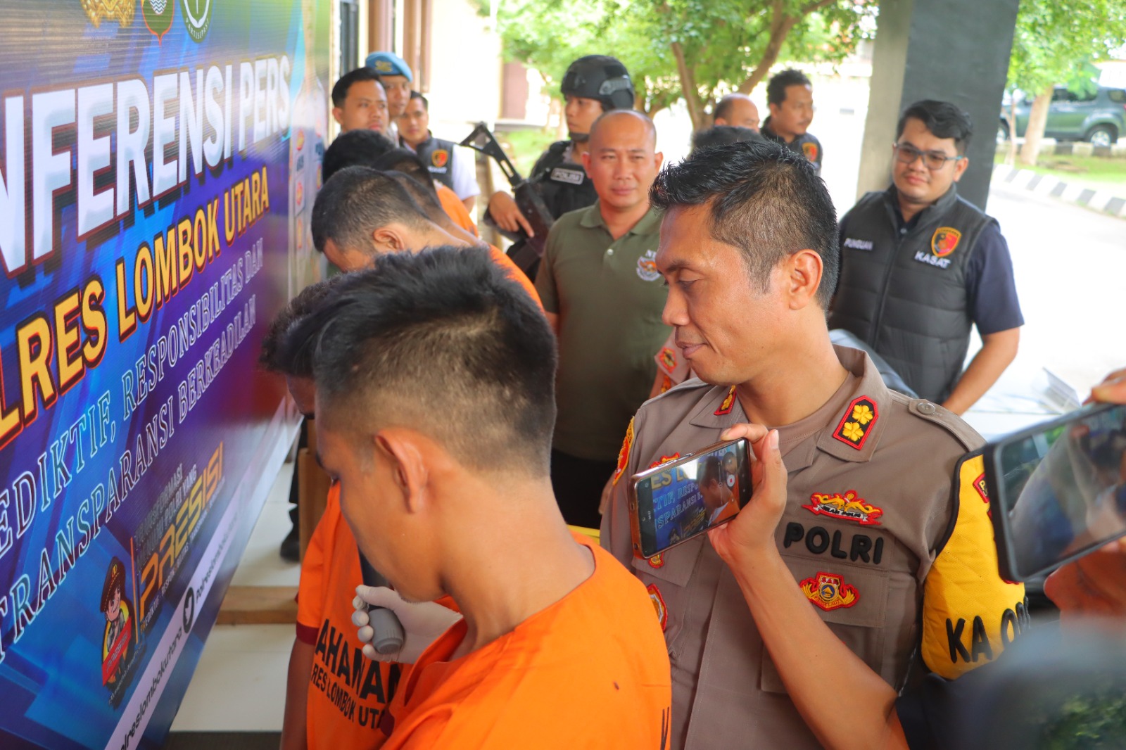 Polres Lombok Utara Ungkap Dua Kasus Kriminal Besar