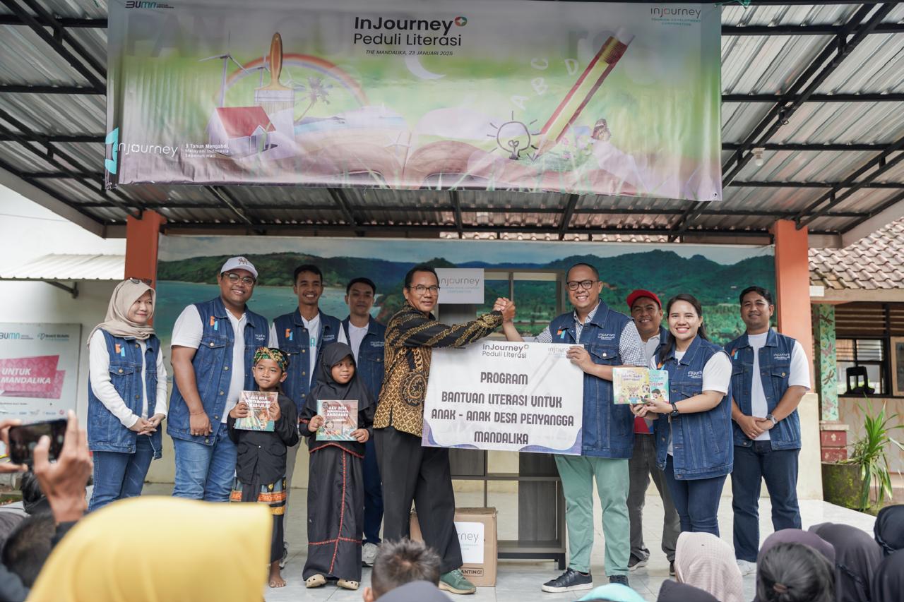 InJourney Gelar Program Peduli Literasi di Mandalika: Tingkatkan Minat Baca Anak-anak NTB