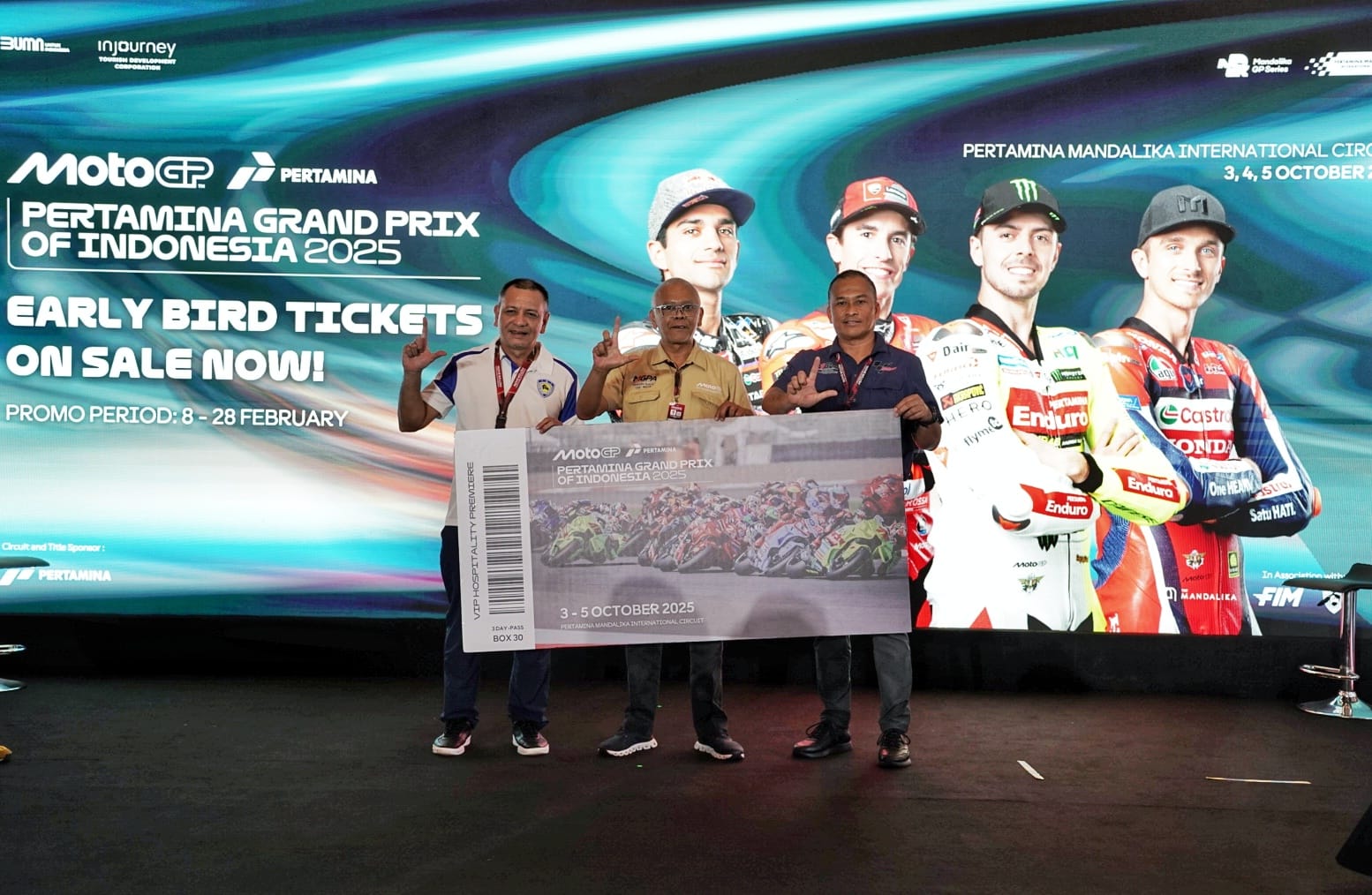 Tiket MotoGP Mandalika 2025 Diskon Besar, Cek Harga & Cara Beli!