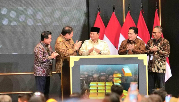 Presiden Prabowo Resmikan Bank Bulion Pertama di Indonesia