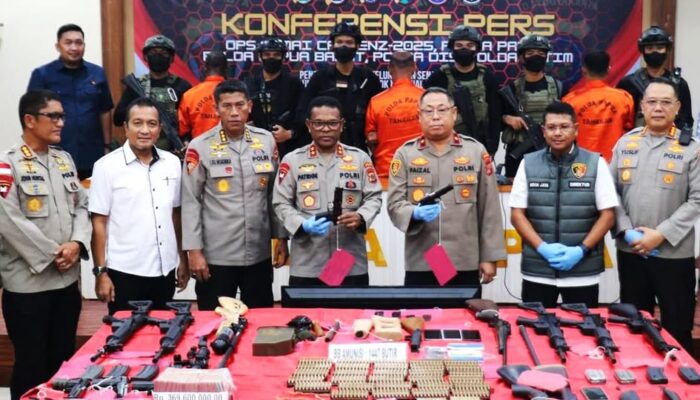 Satpam SMA di Sleman Terlibat Jaringan Penyuplai Senjata Api ke KKB Papua, 4 Senjata Organik Disita