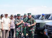 Panglima TNI dan Kapolri Terima 700 Unit Ransus Maung MV3 dari Kemhan RI