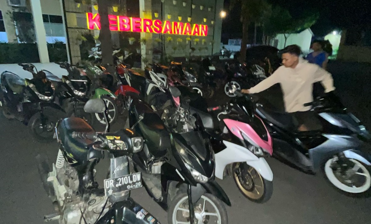 Polres Lombok Tengah Amankan 27 Motor dalam Razia Balap Liar Selama Ramadan