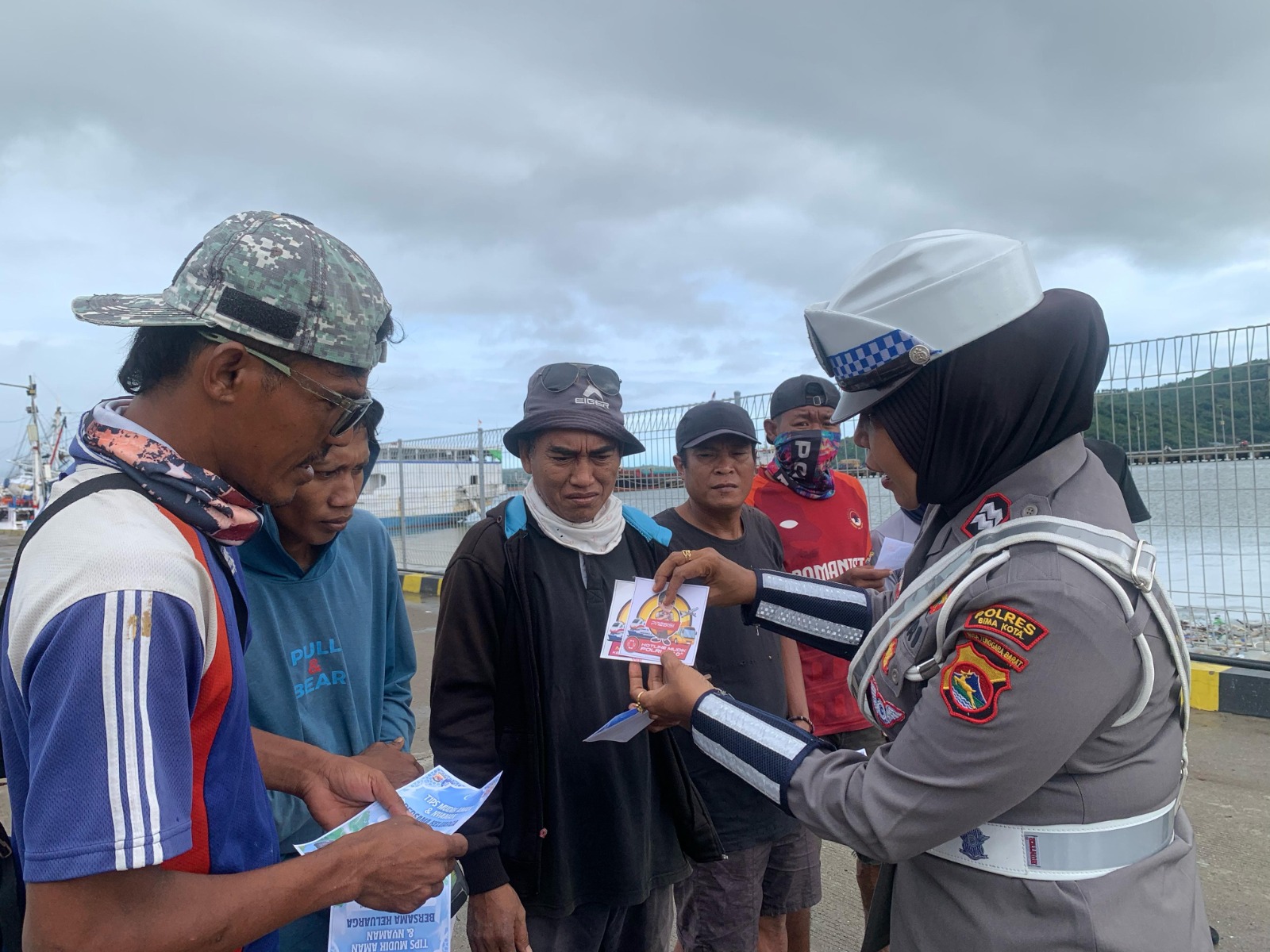 Satlantas Polres Bima Kota Gencar Sosialisasi "Mudik Aman Keluarga Nyaman"