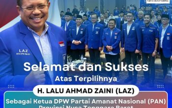 LAZ Nakhoda Baru PAN NTB: Targetkan Kemenangan di Pemilu 2029