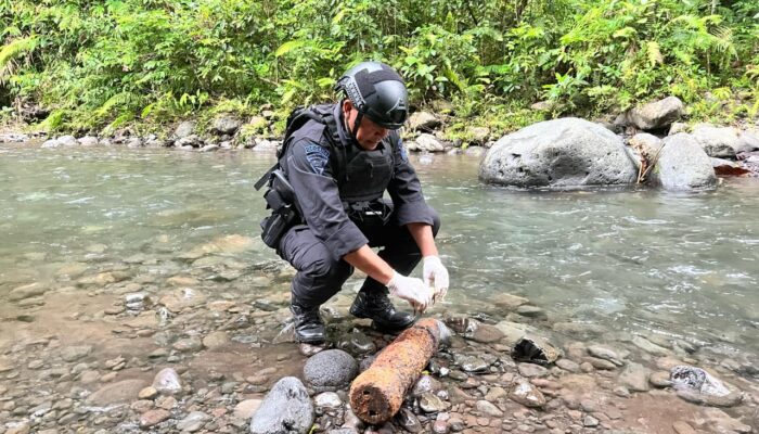 Geger Lombok Tengah: Warga Temukan Diduga Peluru Meriam Aktif di Sungai